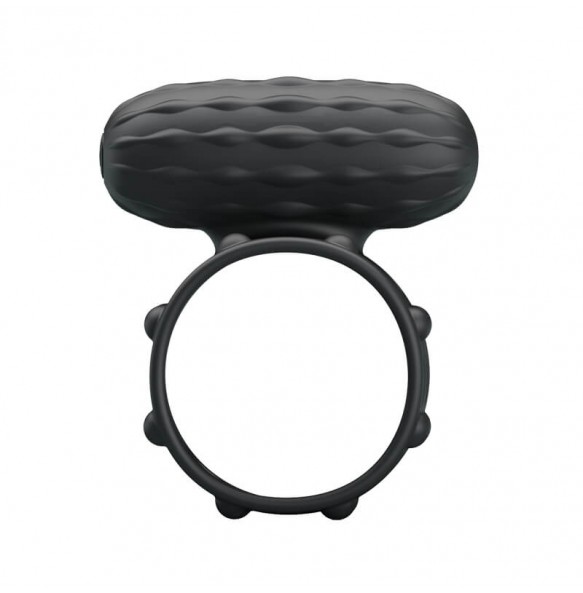 PRETTY LOVE - Male Vibrating Cock Ring (Black)